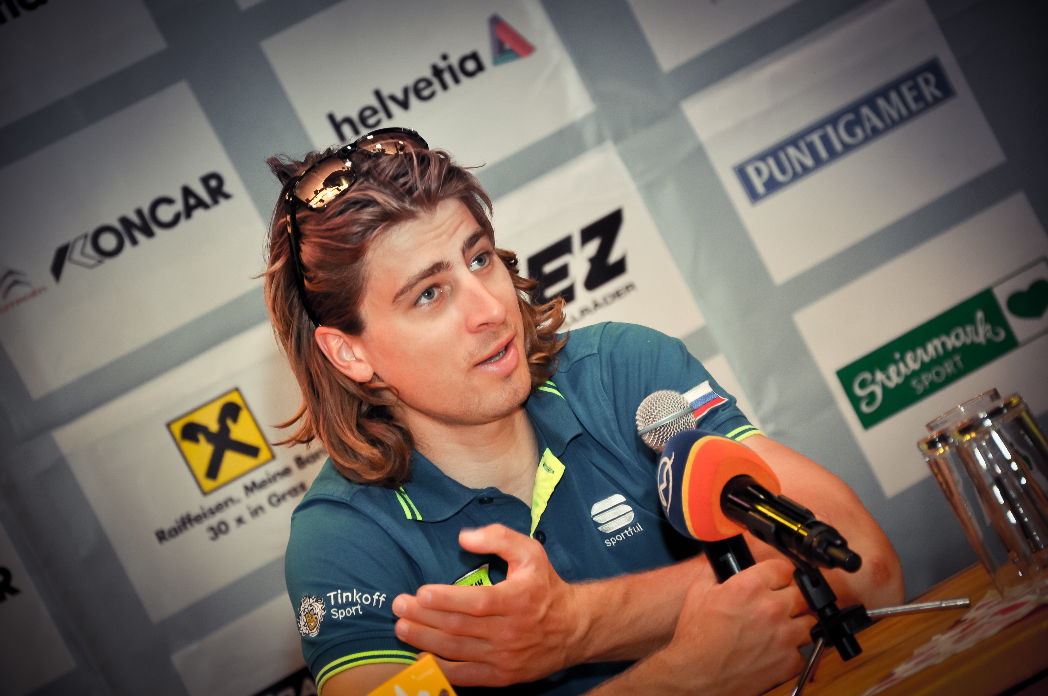 Stattegg, Bike-Opening, UCI World Champion Peter Sagan als Stargast beim Bike-Opening in Stattegg bei Graz.